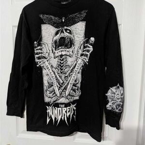 The Hundreds Black Graphic Long Sleeve Shirt